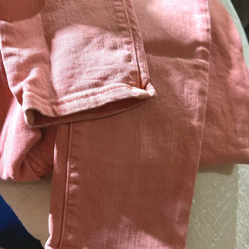 Gap coral denim true skinny Sz 26R